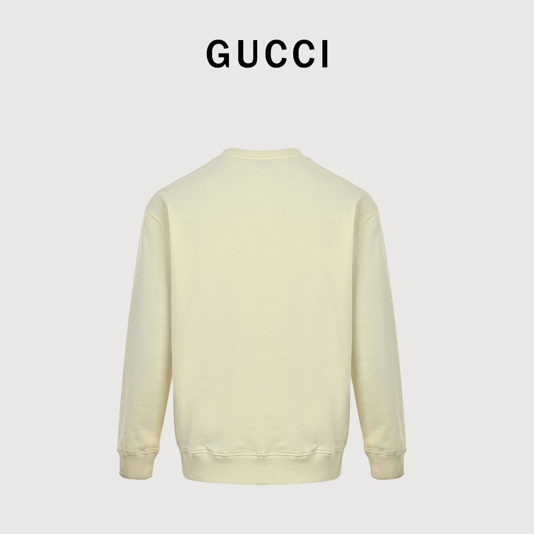Gucci Whimsical Cartoon Glamour Dog Series Crewneck Sweatshirt